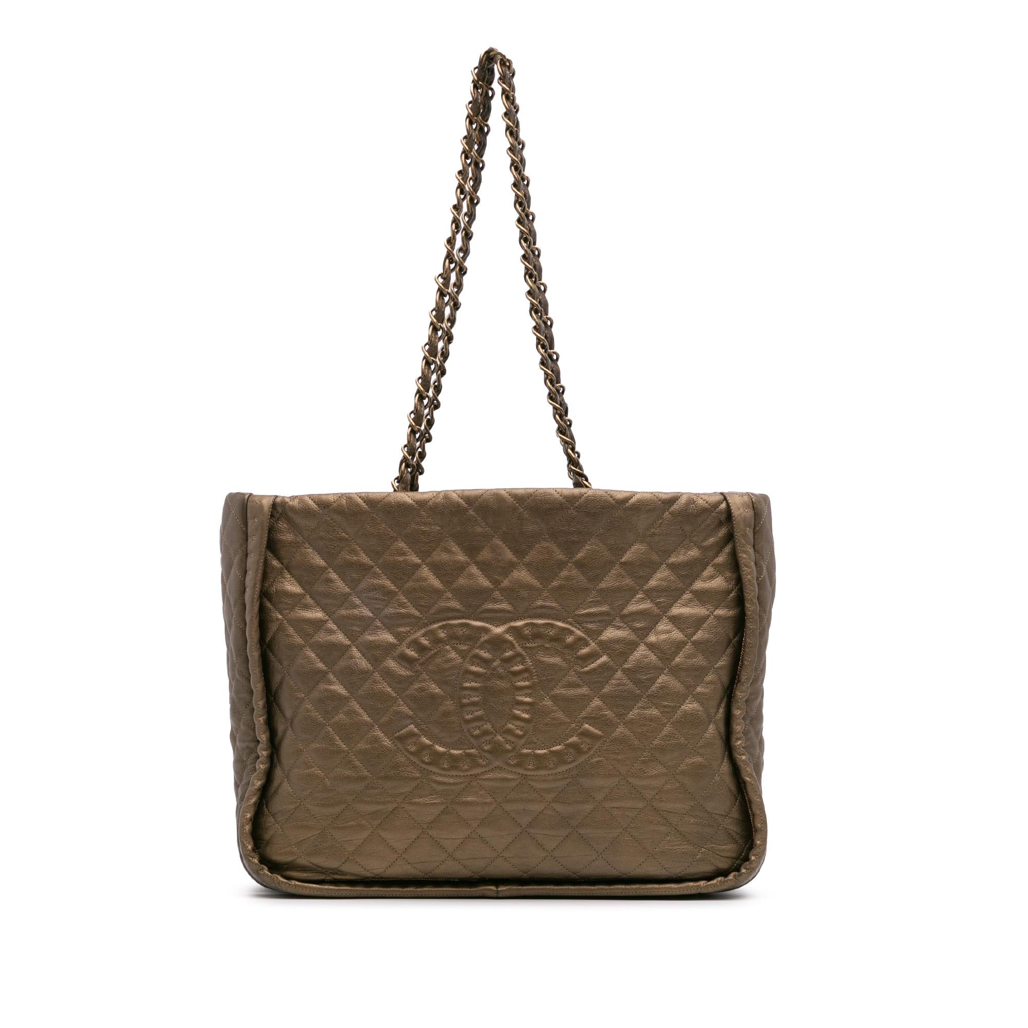 Chanel CC Quilted Calfskin Istanbul Tote