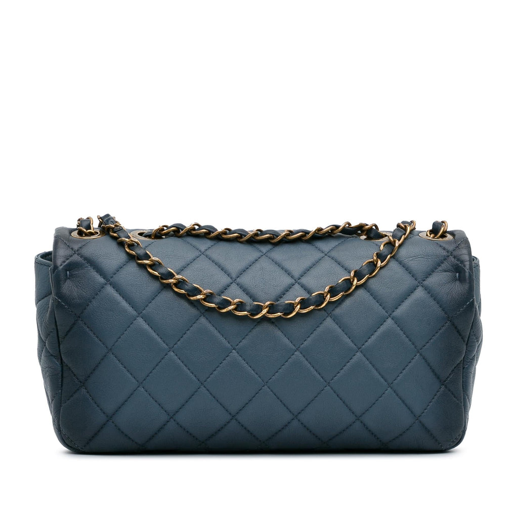 Chanel CC Quilted Calfskin Ombre Flap (SHG-mJHtHE)