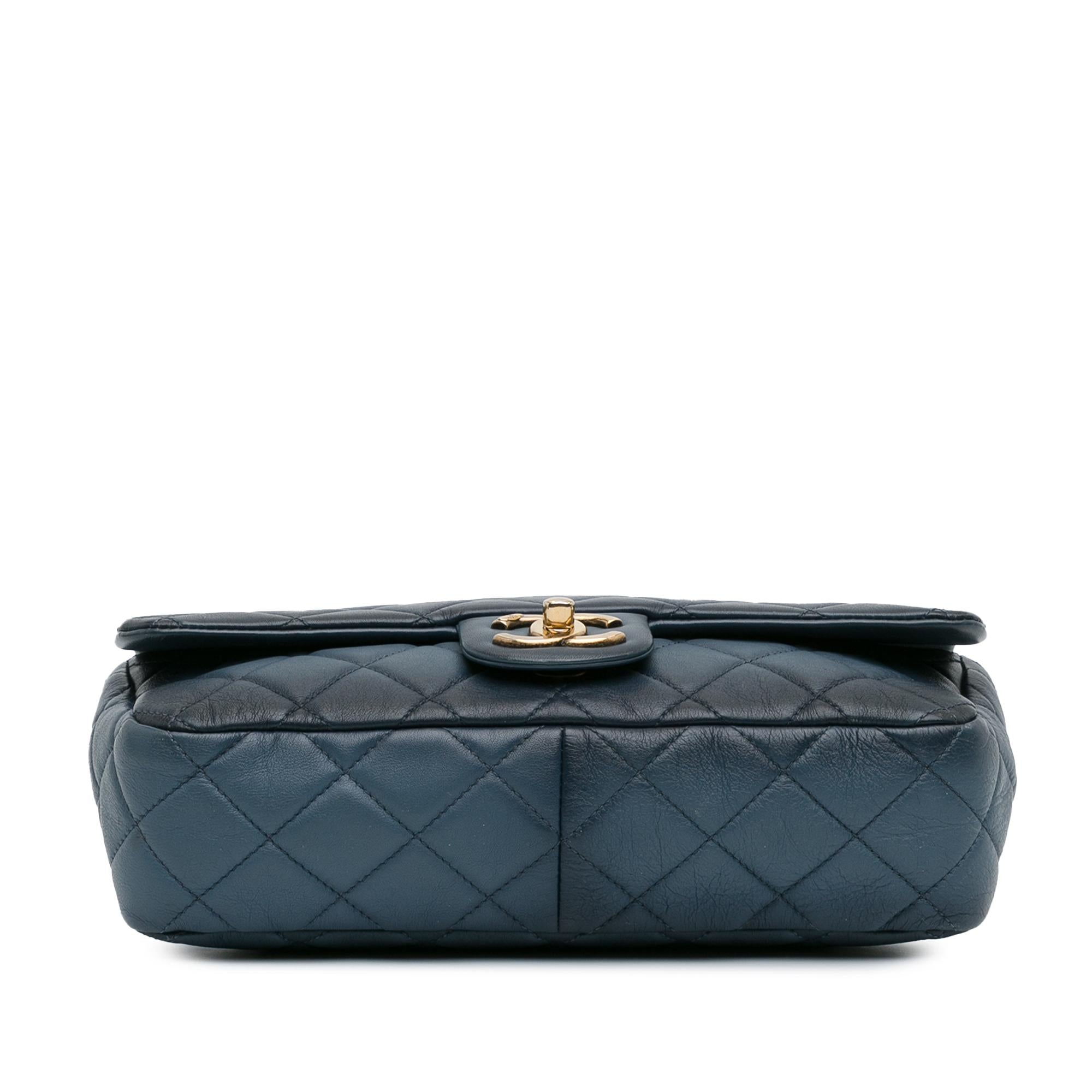 Chanel CC Quilted Calfskin Ombre Flap (SHG-mJHtHE)