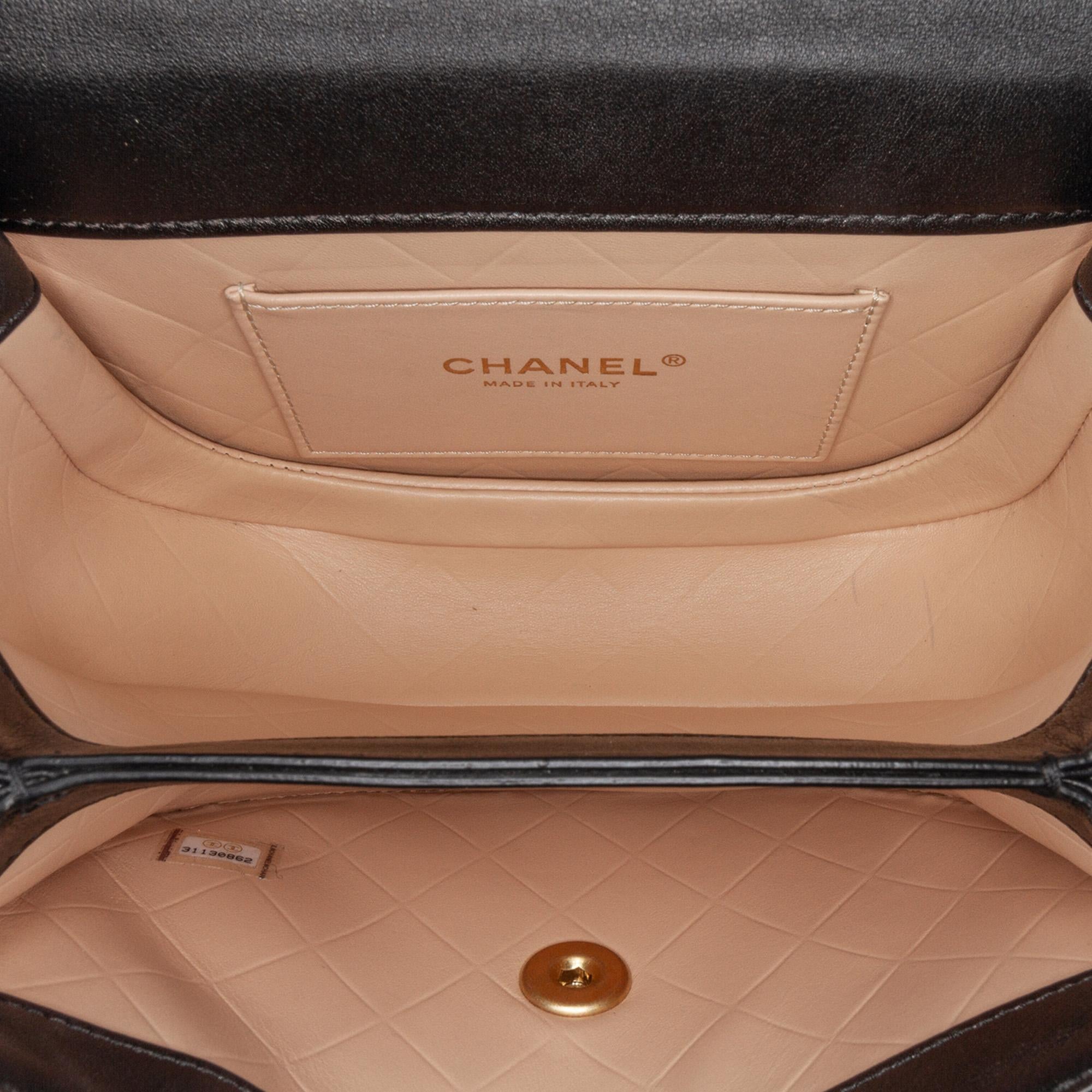 Chanel CC Quilted Calfskin Round Moon Messenger Flap