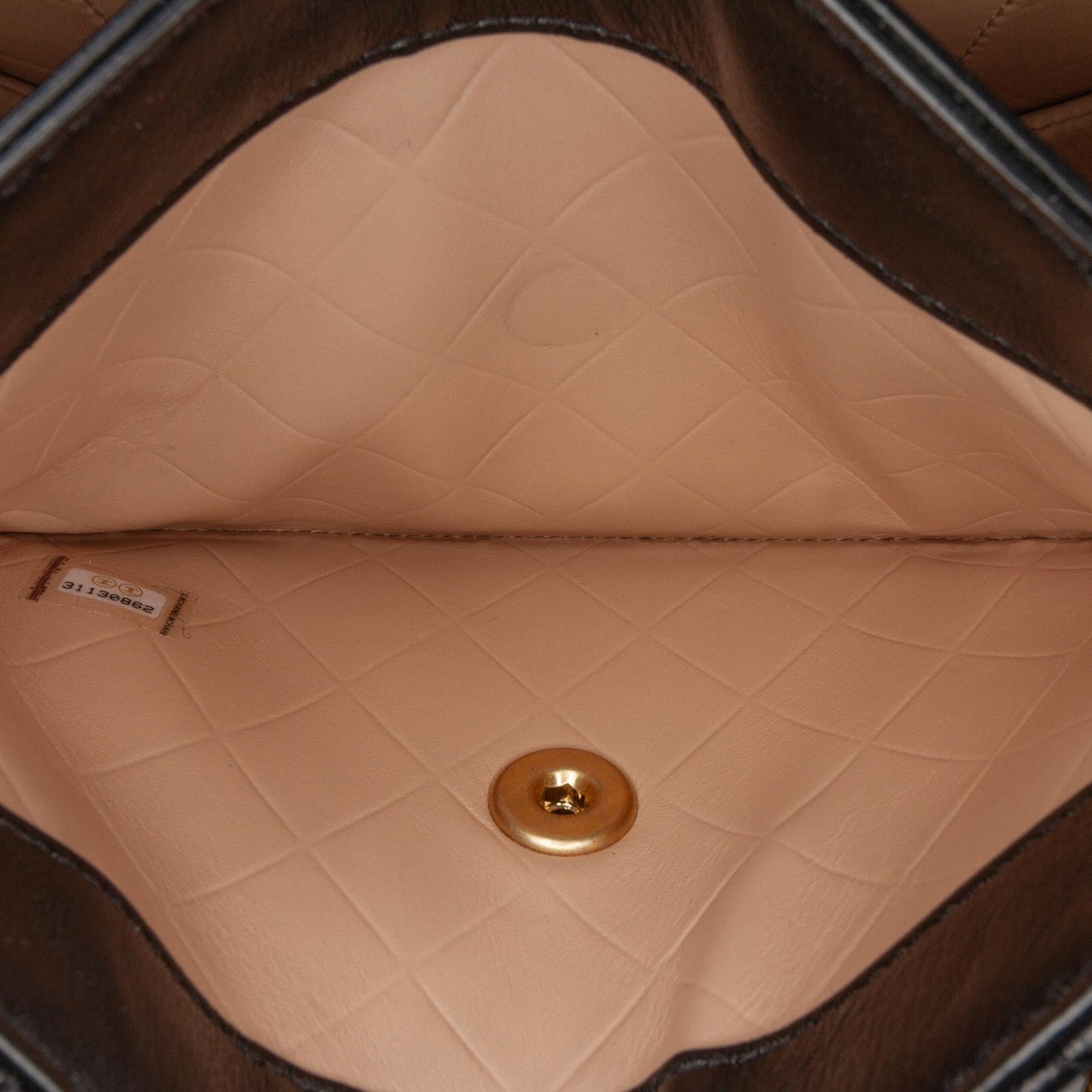 Chanel CC Quilted Calfskin Round Moon Messenger Flap