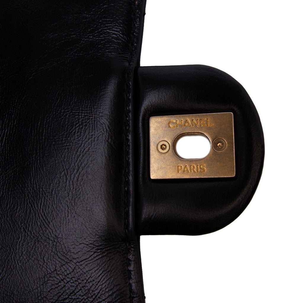 Chanel CC Quilted Calfskin Round Moon Messenger Flap