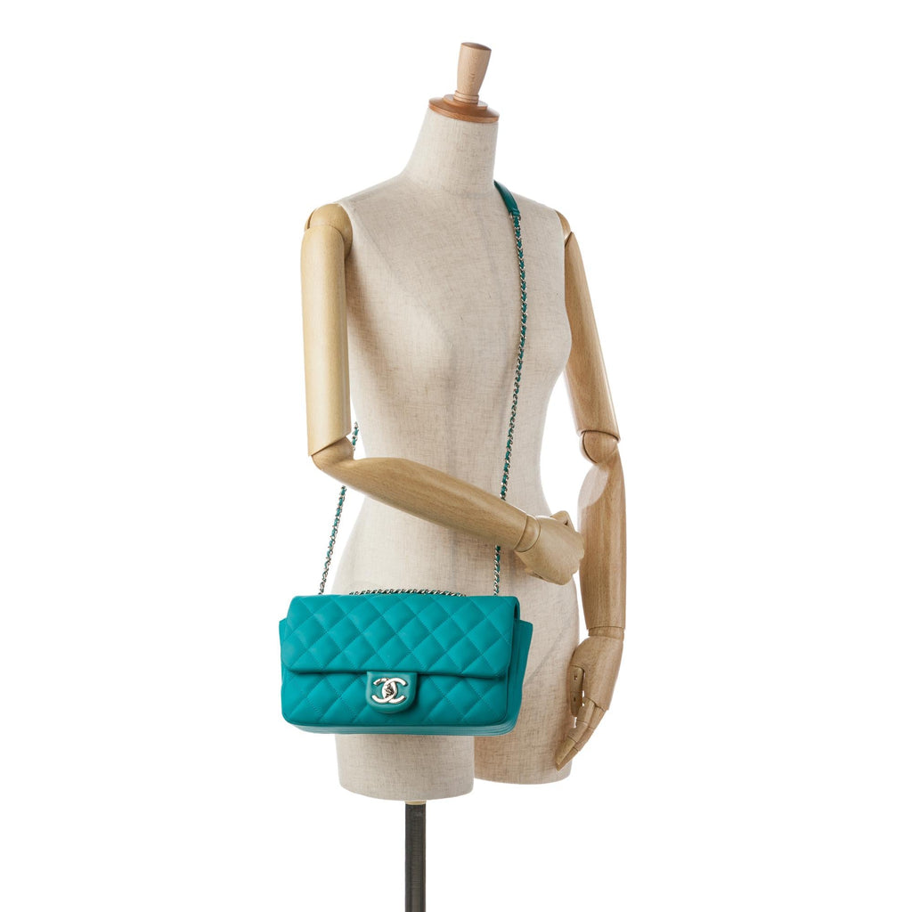 Chanel CC Quilted Calfskin Single Flap