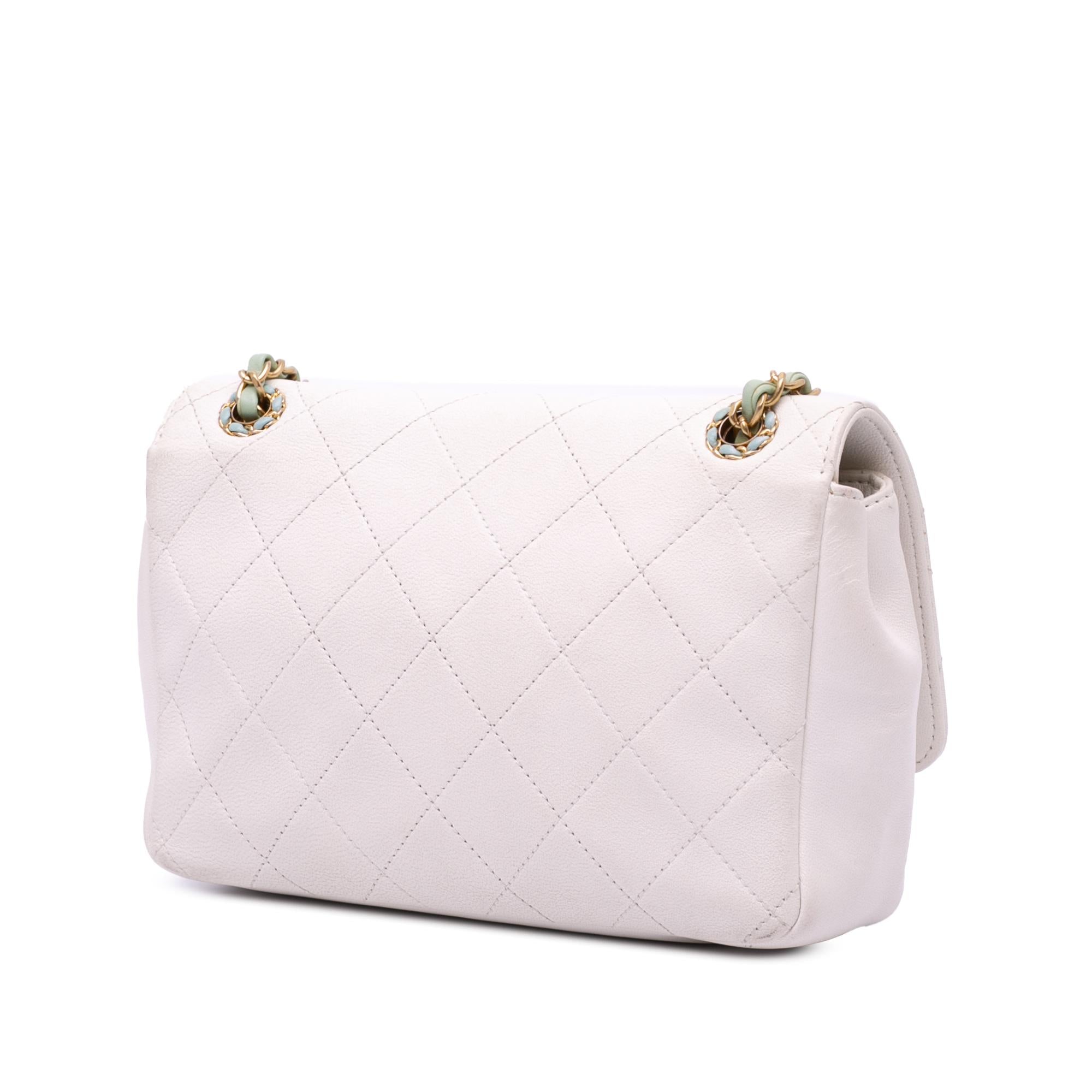 Chanel CC Quilted Calfskin Single Flap