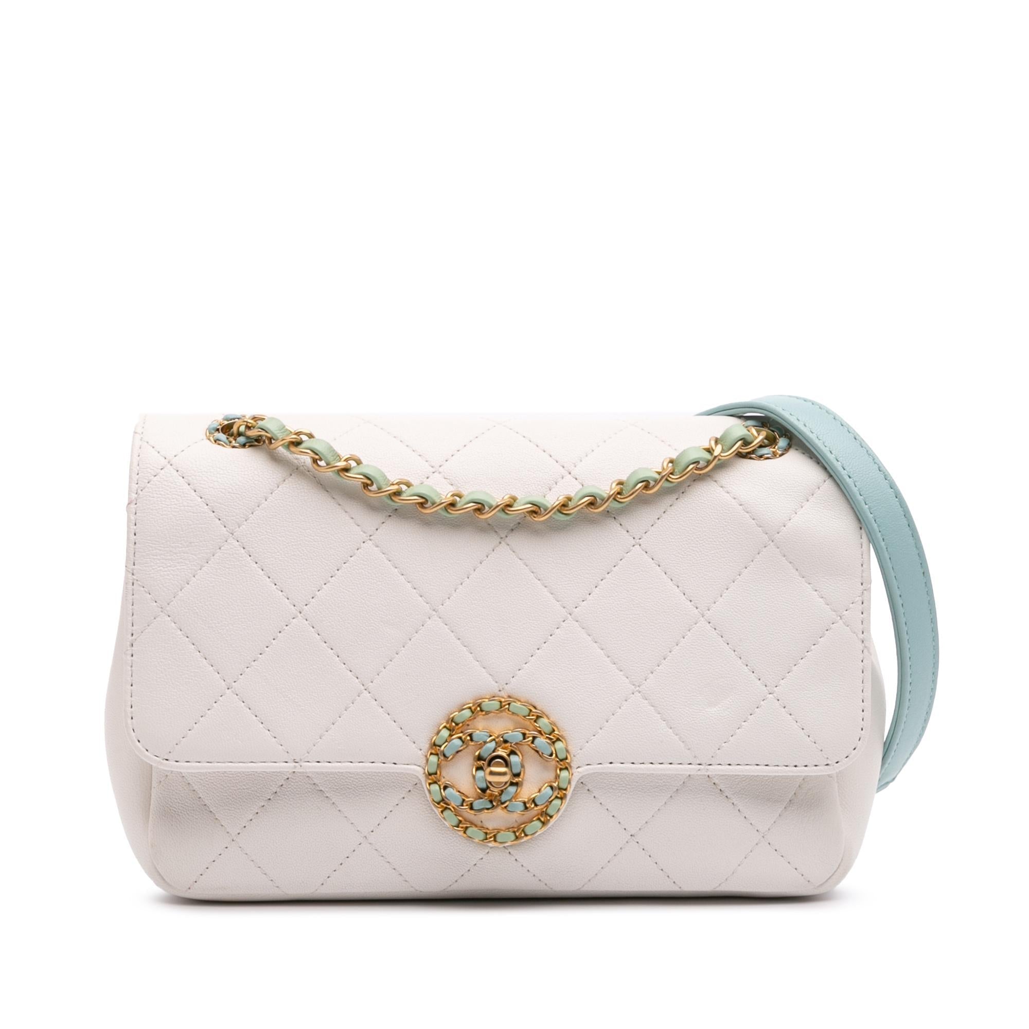 Chanel CC Quilted Calfskin Single Flap