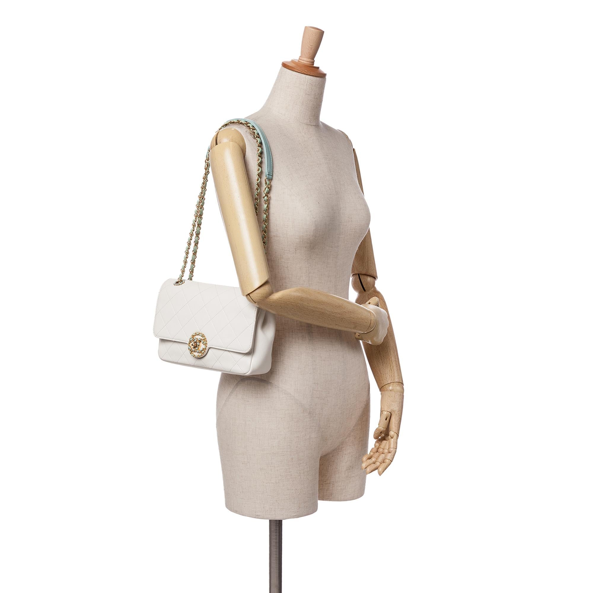 Chanel CC Quilted Calfskin Single Flap