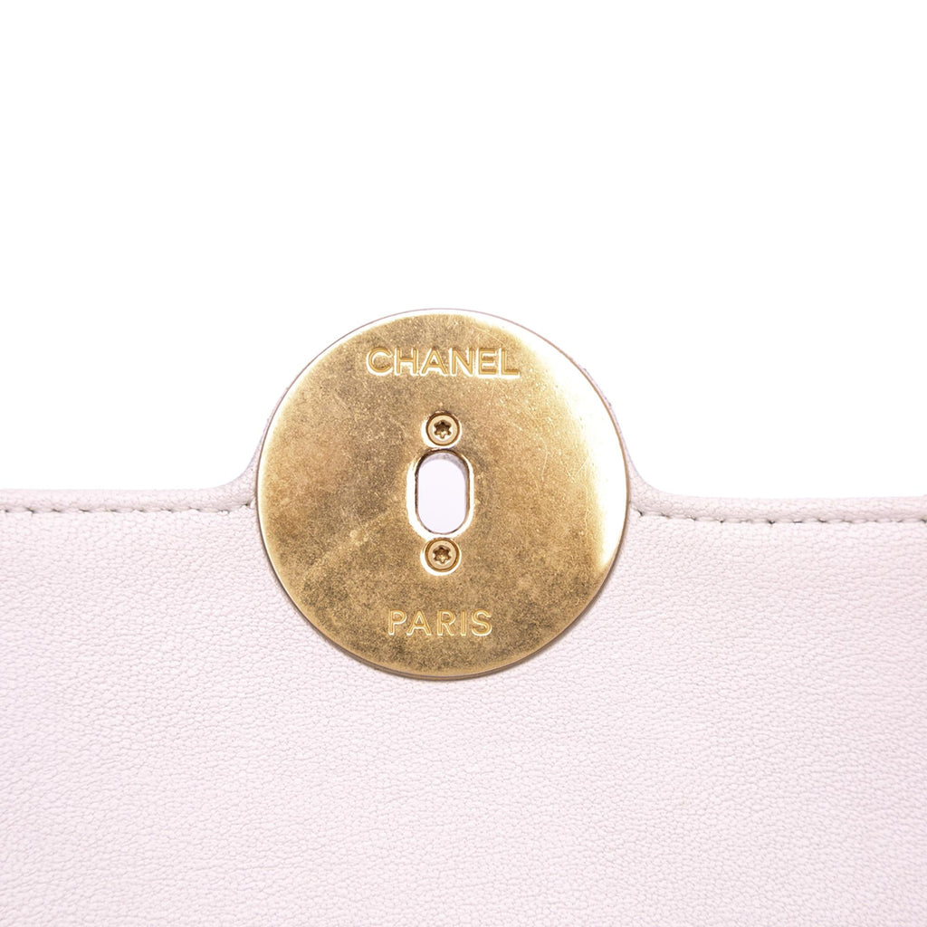 Chanel CC Quilted Calfskin Single Flap