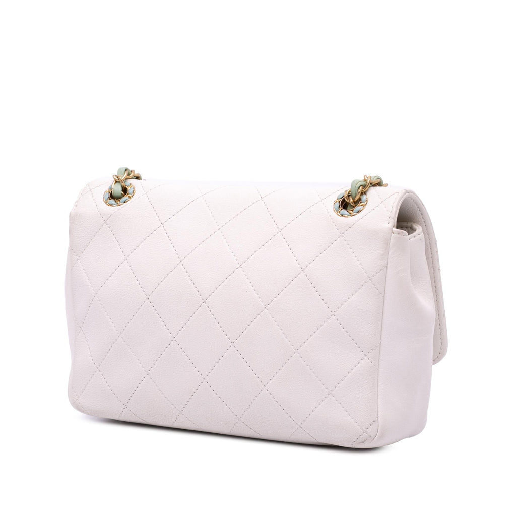 Chanel CC Quilted Calfskin Single Flap