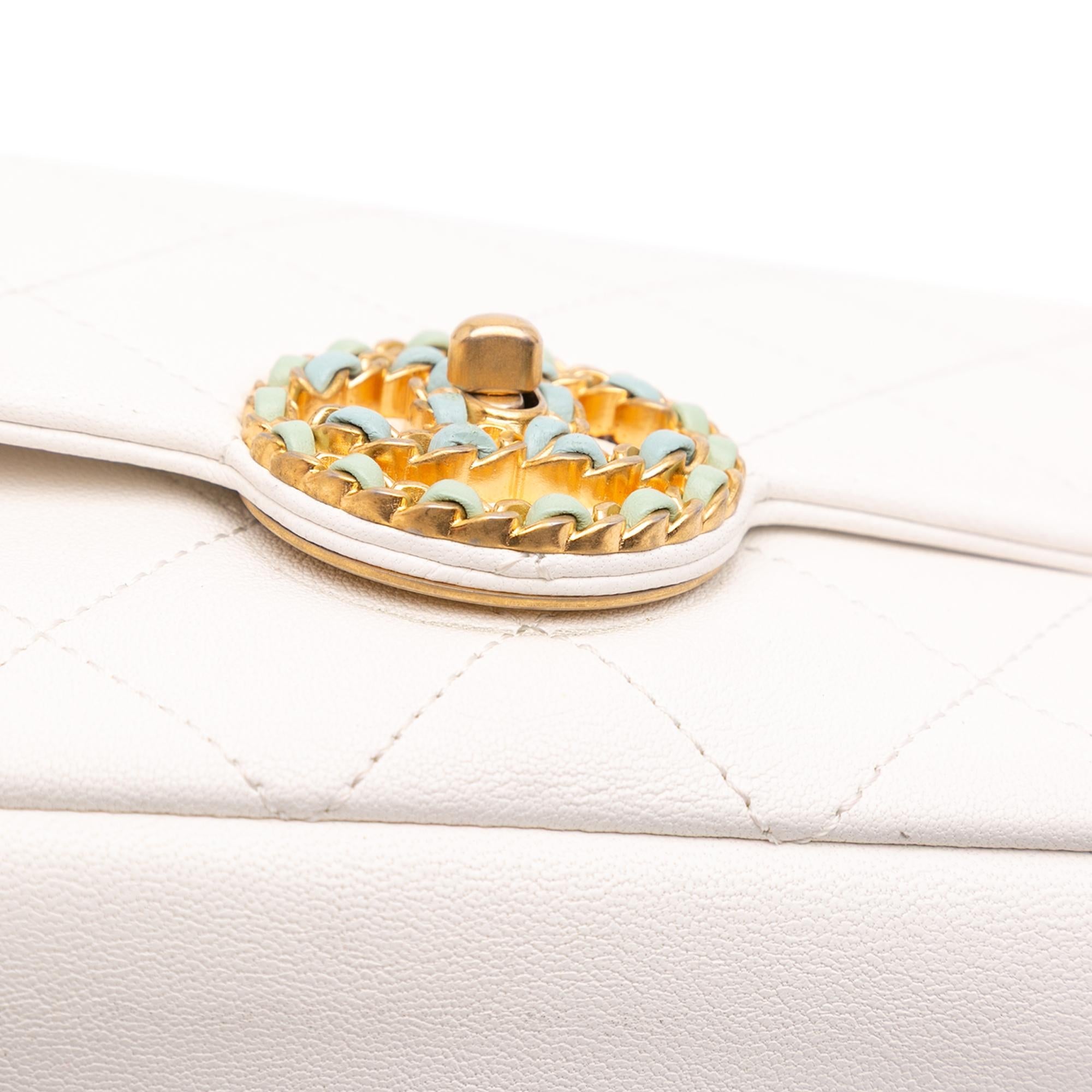 Chanel CC Quilted Calfskin Single Flap