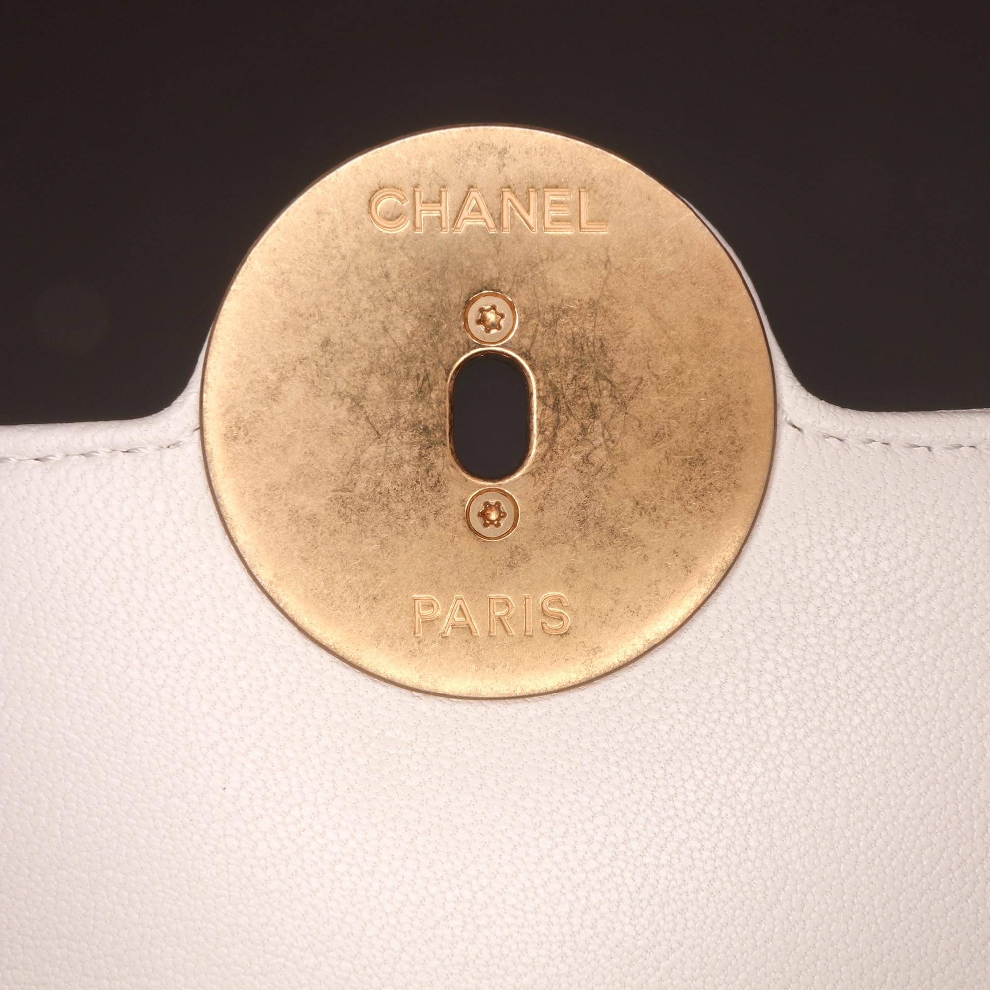 Chanel CC Quilted Calfskin Single Flap