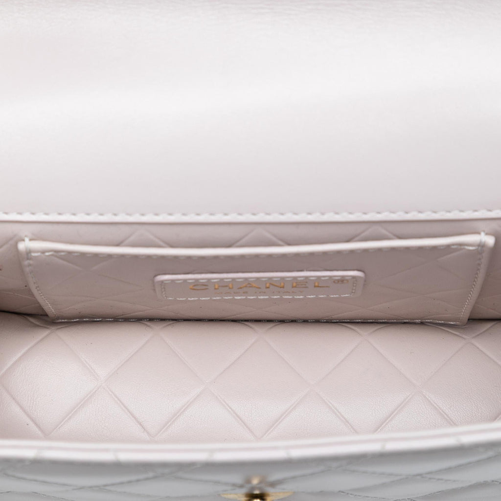 Chanel CC Quilted Calfskin Single Flap