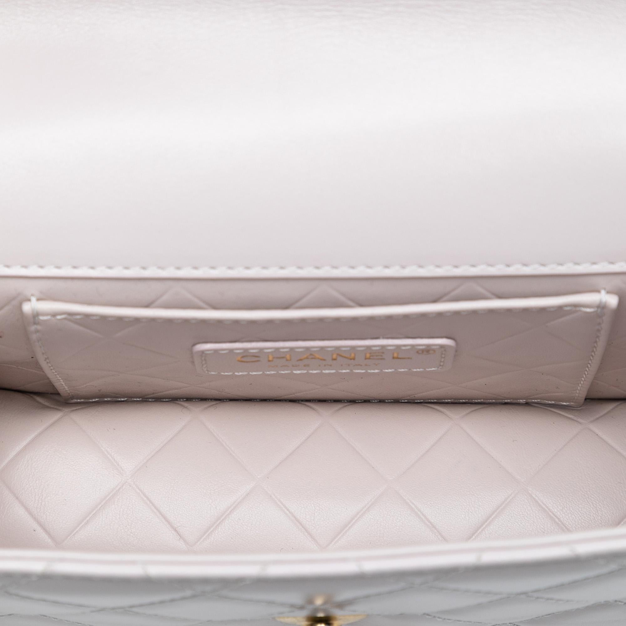 Chanel CC Quilted Calfskin Single Flap