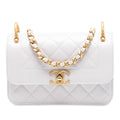 Chanel CC Quilted Calfskin Single Flap