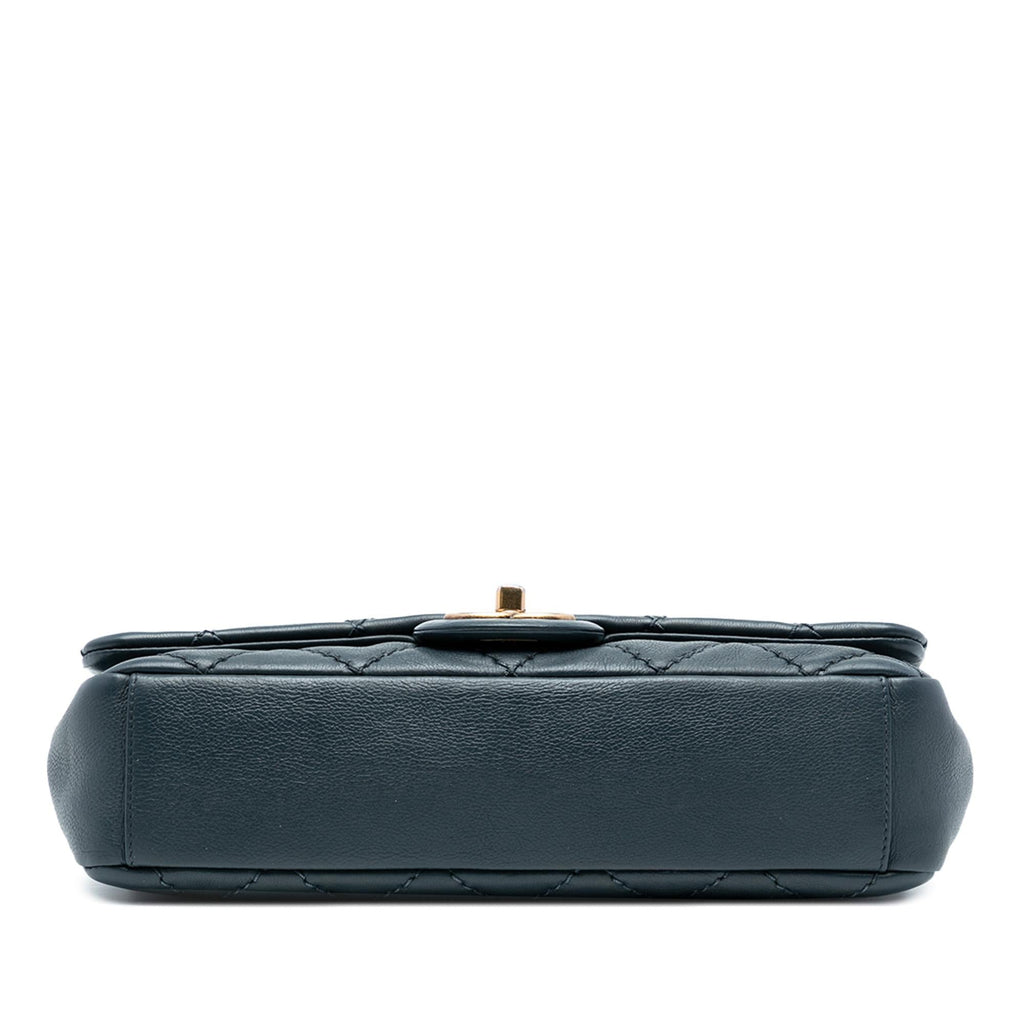 Chanel CC Quilted Calfskin Top Handle Bag