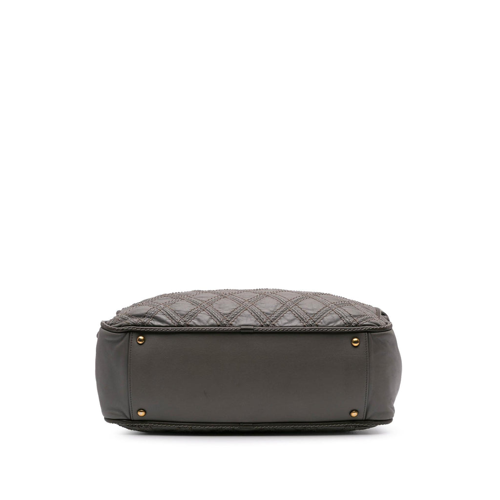 Chanel CC Quilted Calfskin Triptych Tote