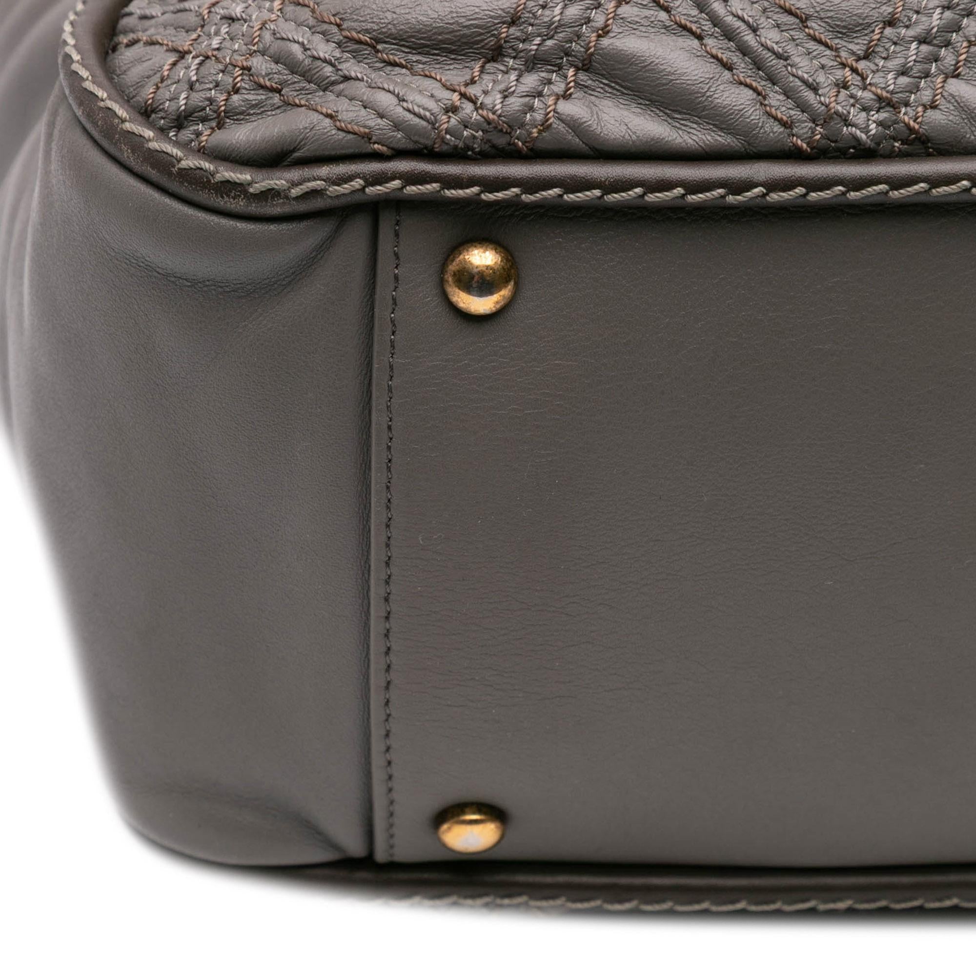 Chanel CC Quilted Calfskin Triptych Tote