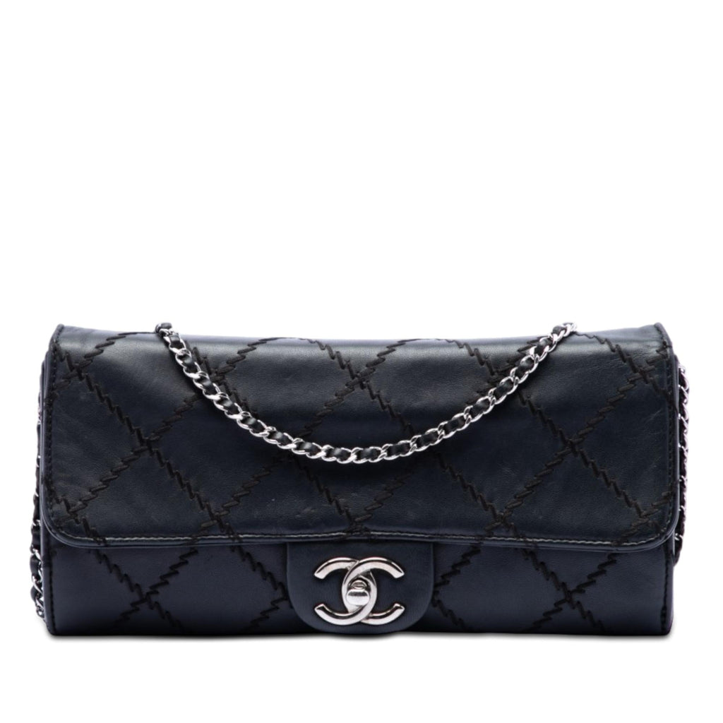 Chanel CC Quilted Calfskin Ultra Stitch Wallet On Chain