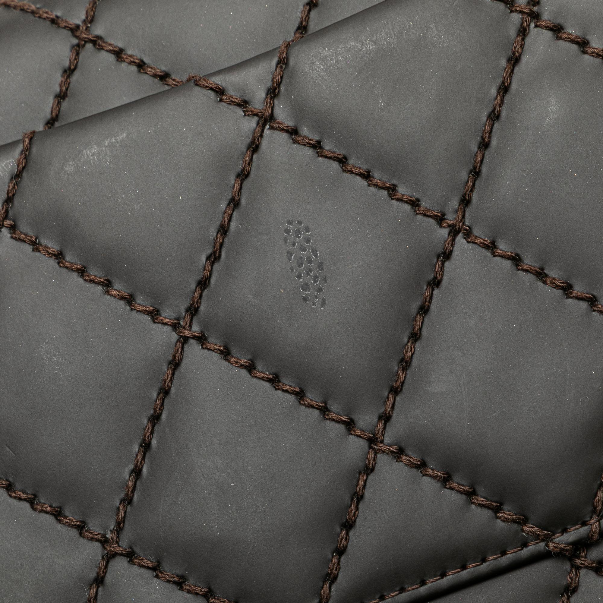 Chanel CC Quilted Calfskin Wild Stitch Flap