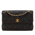Chanel CC Quilted Calfskin Wild Stitch Flap