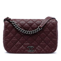 Chanel CC Quilted Calfskin Wild Stitch Full Flap