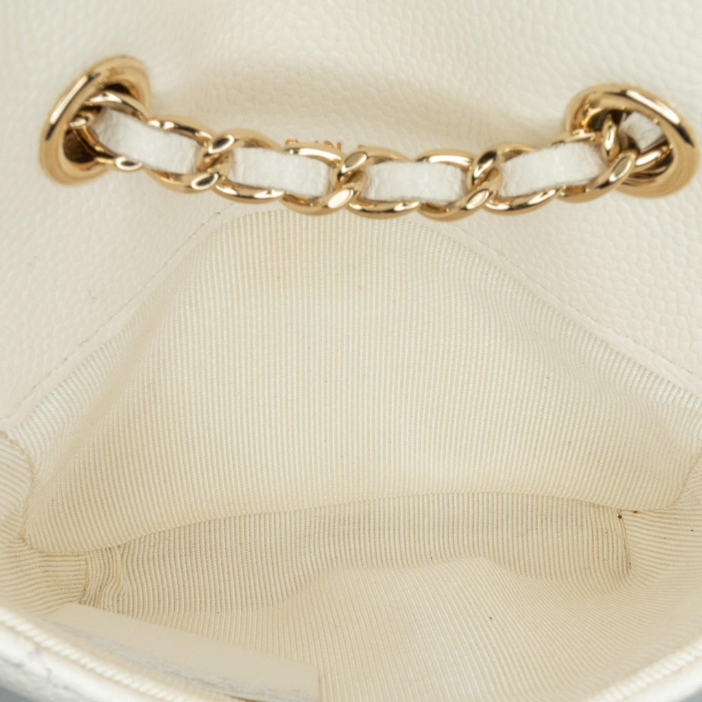 Chanel CC Quilted Caviar Belt Bag (SHG-EZD7VW)