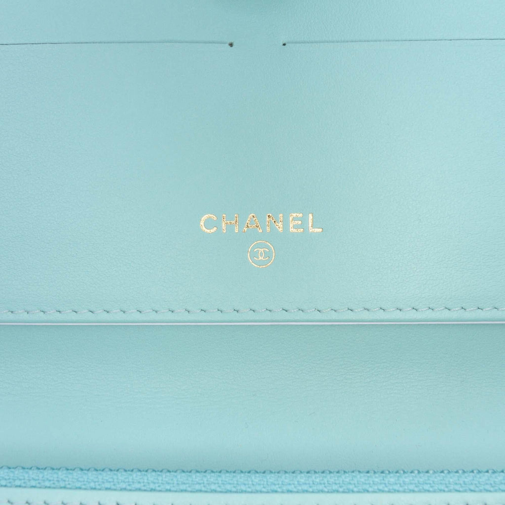 Chanel CC Quilted Caviar Bifold Long Wallet