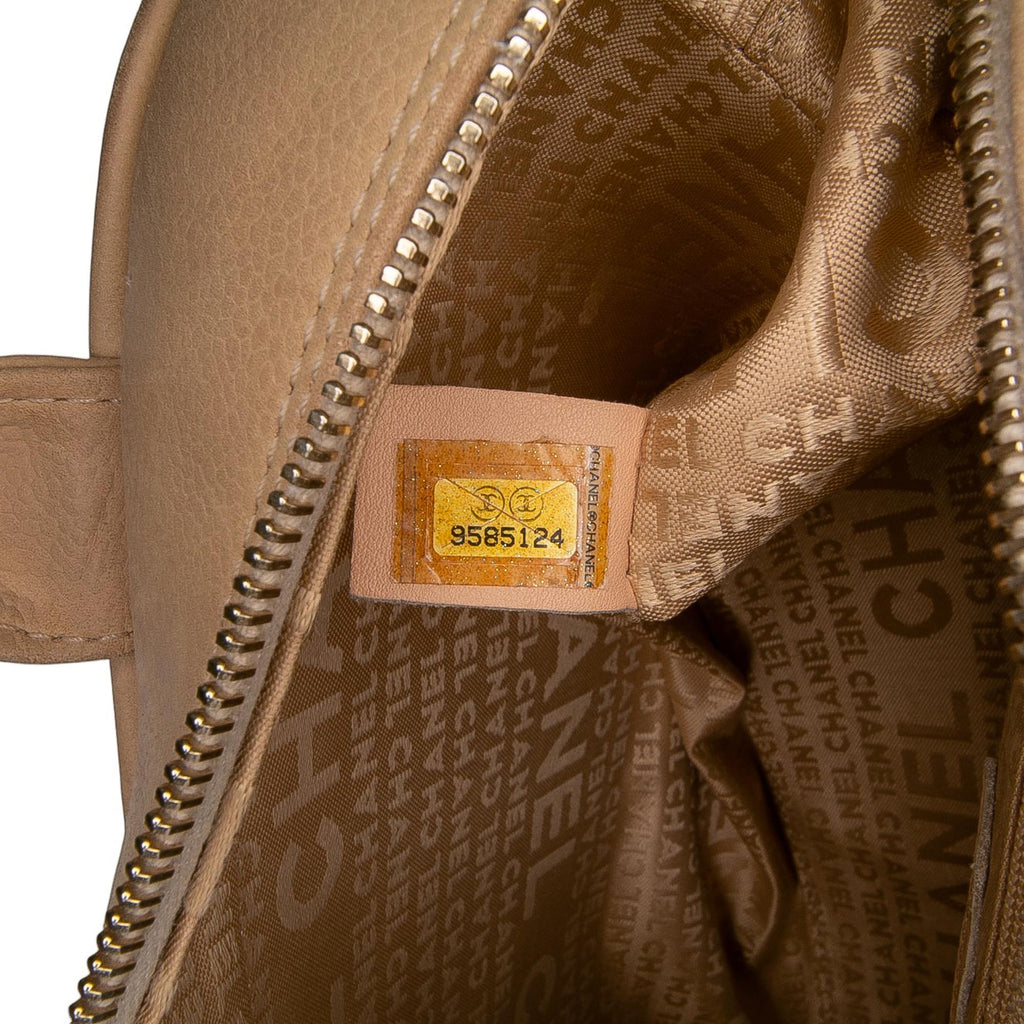 Chanel CC Quilted Caviar Bowling Bag