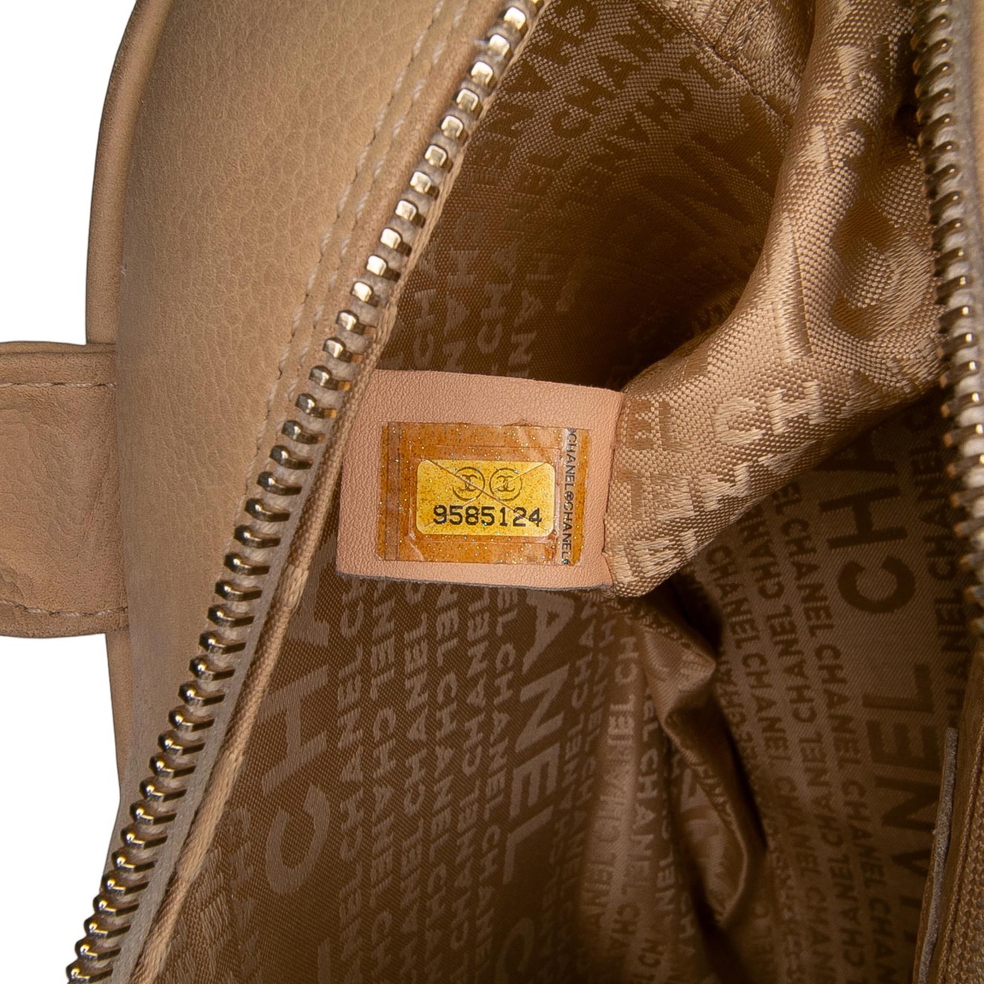 Chanel CC Quilted Caviar Bowling Bag