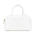 Chanel CC Quilted Caviar Bowling Bag