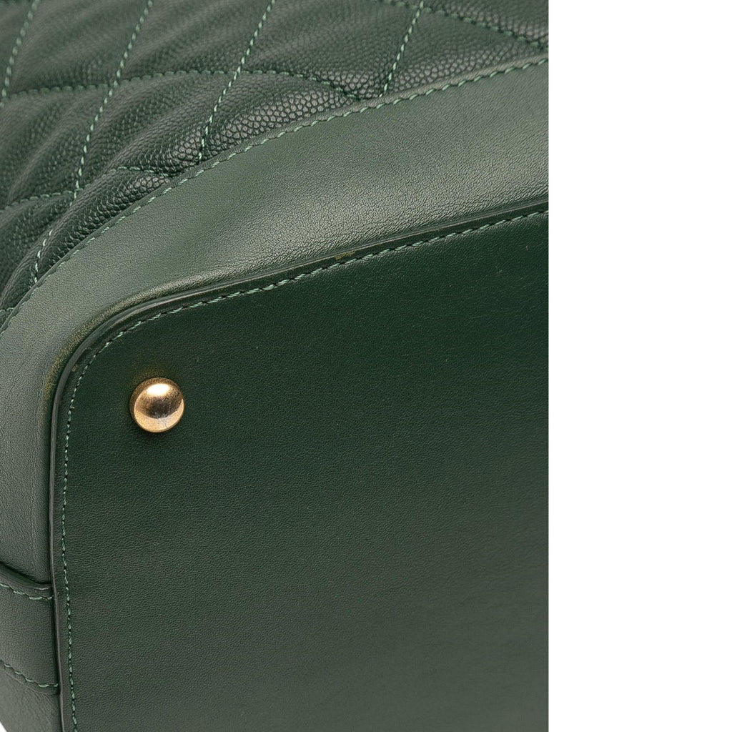 Chanel CC Quilted Caviar Casual Style Hobo