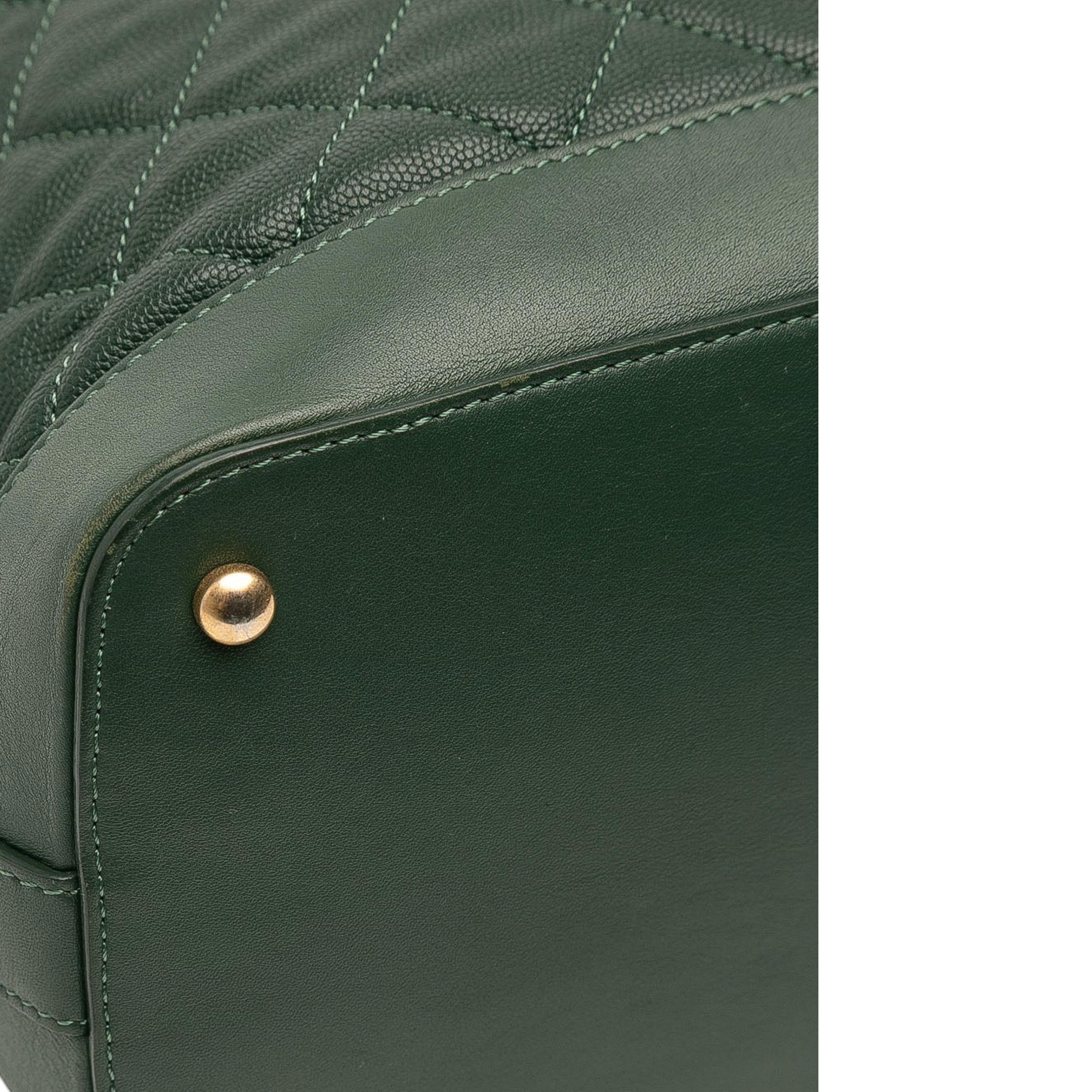 Chanel CC Quilted Caviar Casual Style Hobo