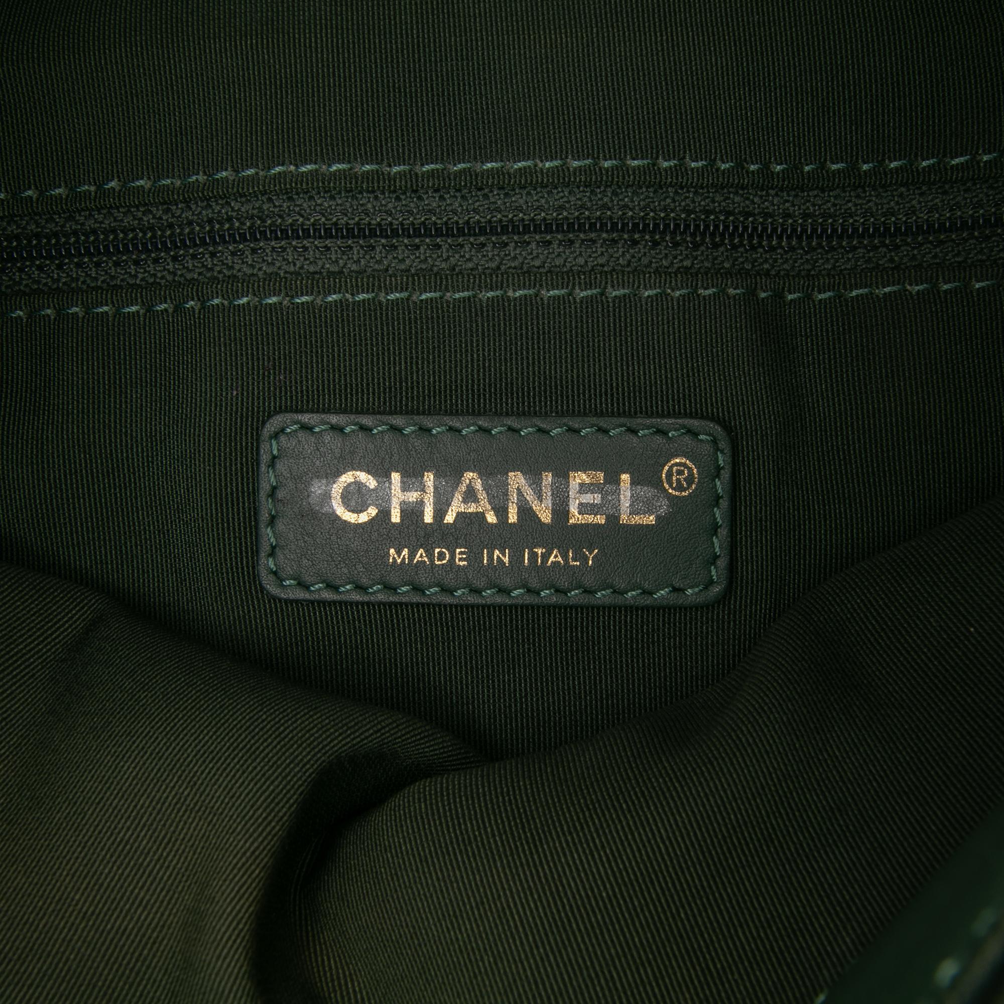 Chanel CC Quilted Caviar Casual Style Hobo