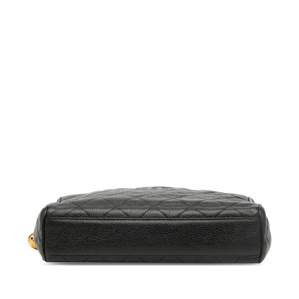 Chanel CC Quilted Caviar Chain Camera Bag