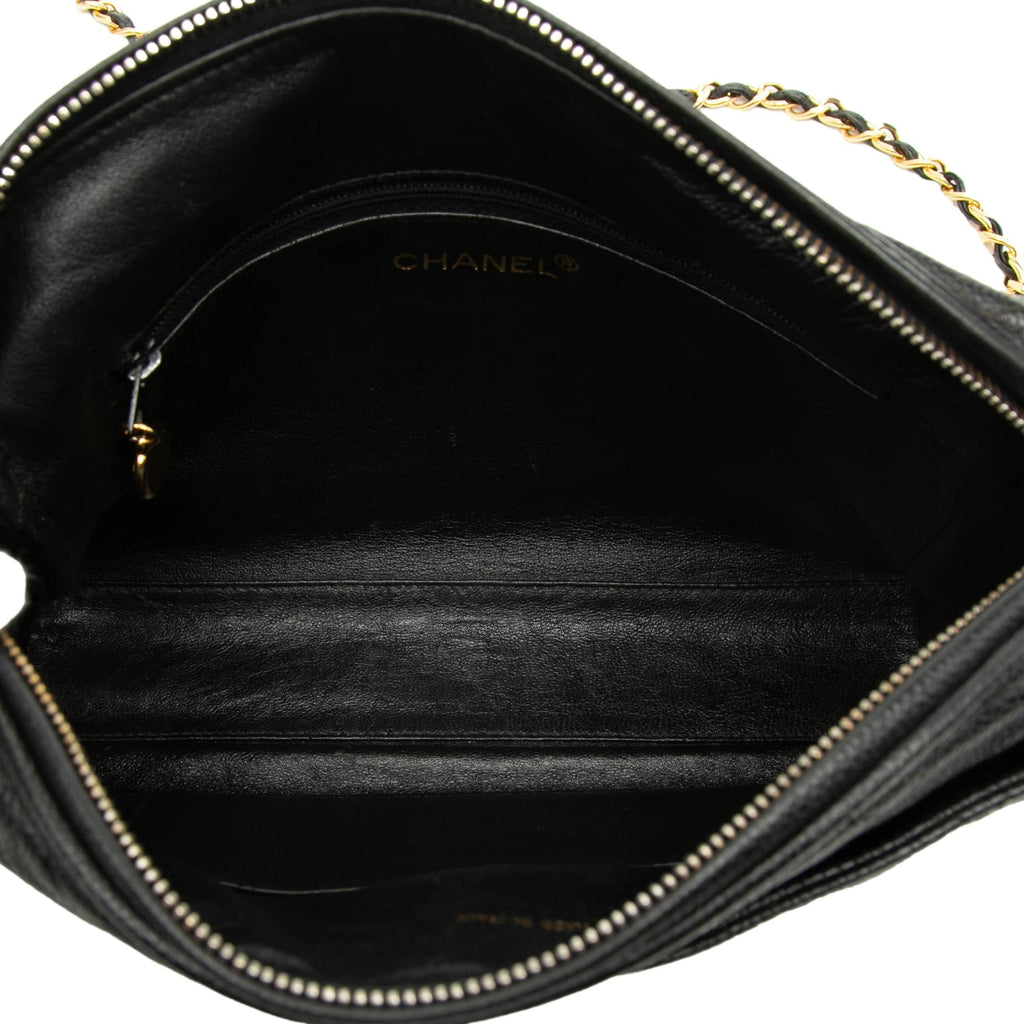 Chanel CC Quilted Caviar Chain Camera Bag
