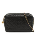 Chanel CC Quilted Caviar Chain Camera Bag