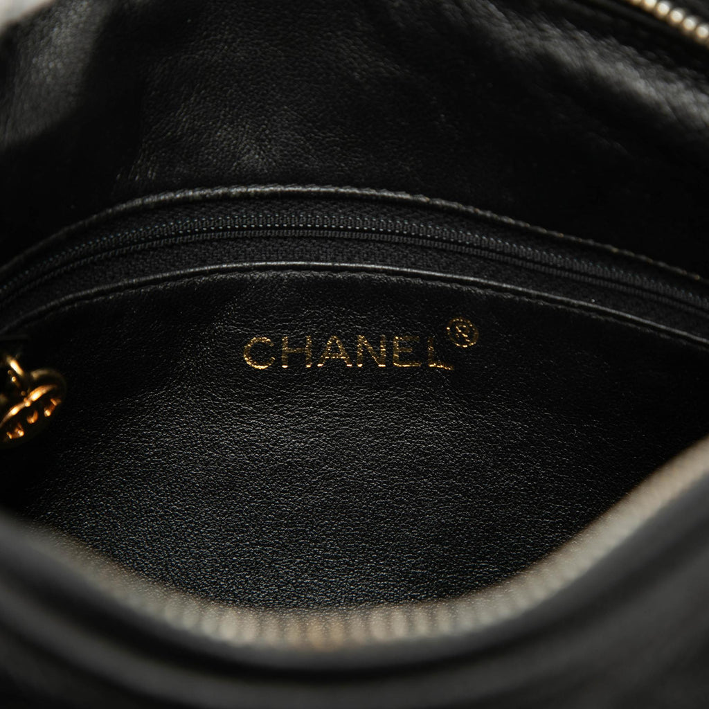 Chanel CC Quilted Caviar Chain Camera Bag