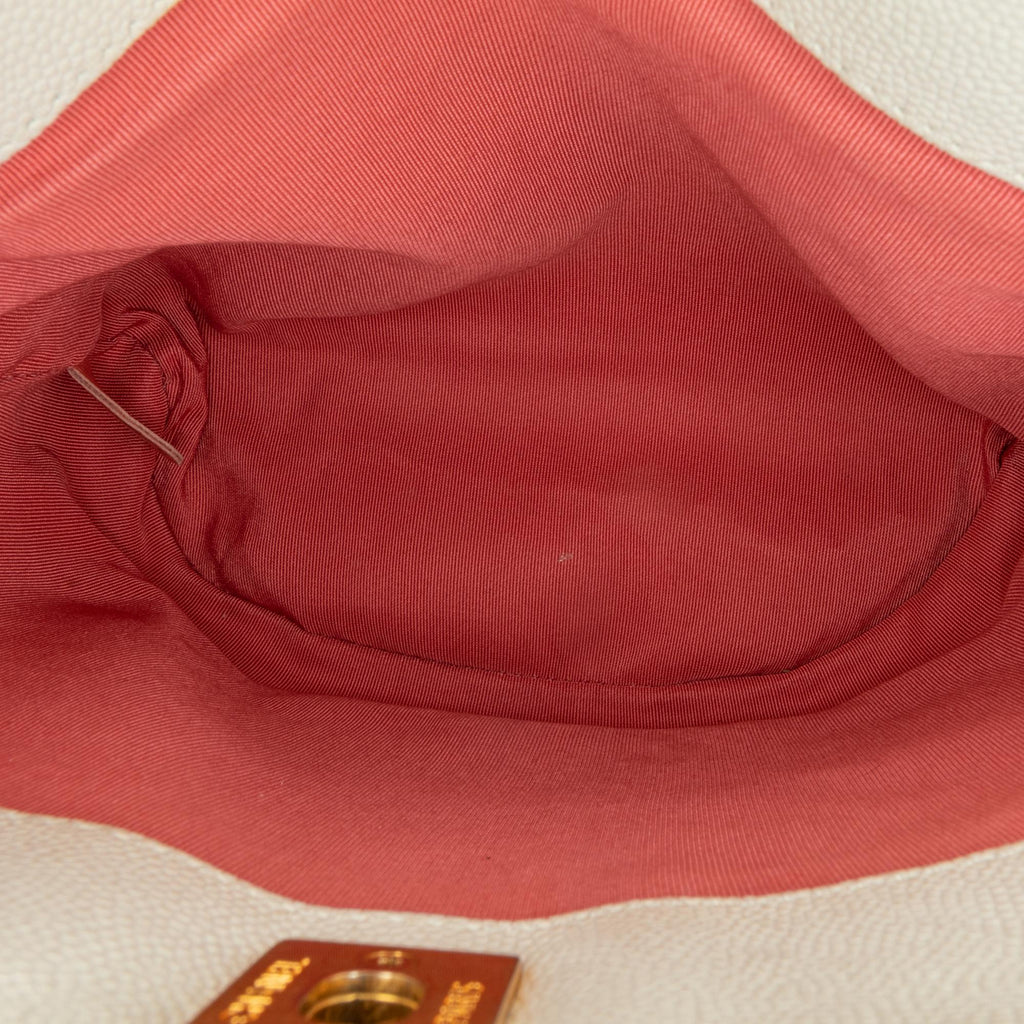 Chanel CC Quilted Caviar Chain Scarf Handle Bucket Bag (SHG-AuAIp1)