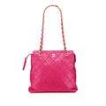 Chanel CC Quilted Caviar Chain Tote