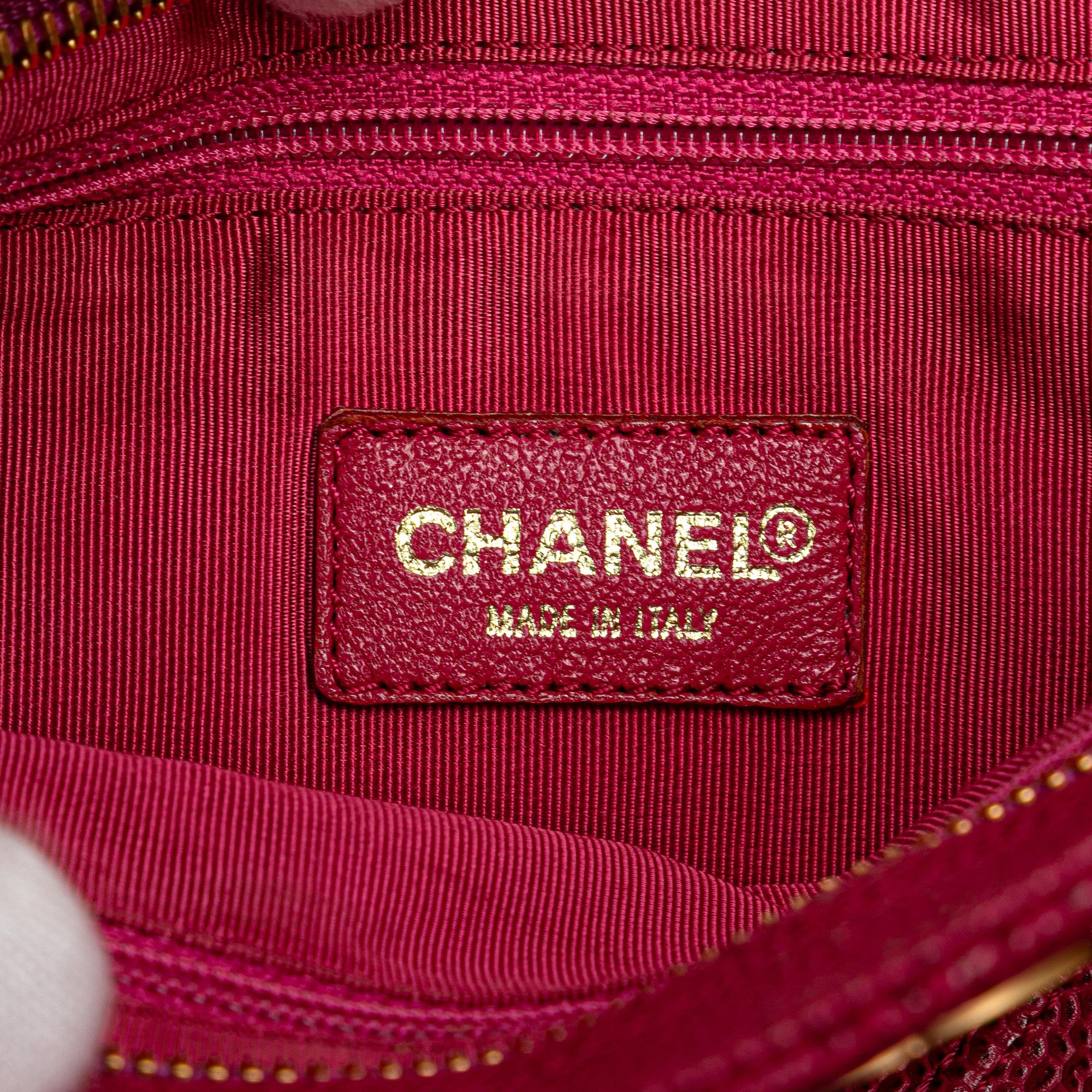 Chanel CC Quilted Caviar Chain Tote