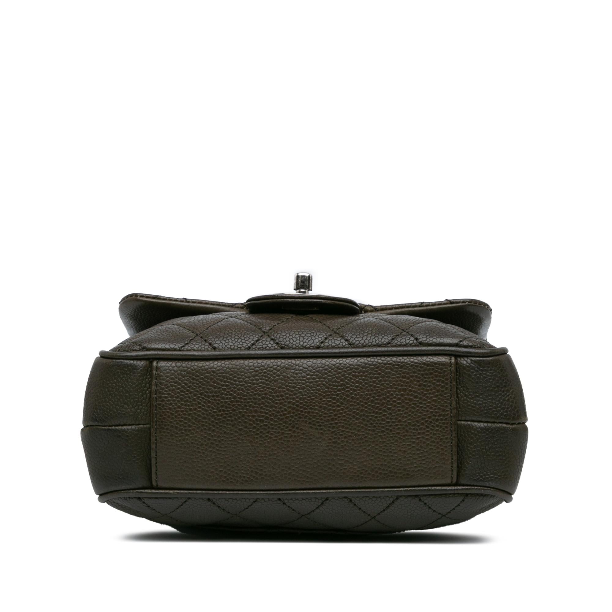 Chanel CC Quilted Caviar Crossbody
