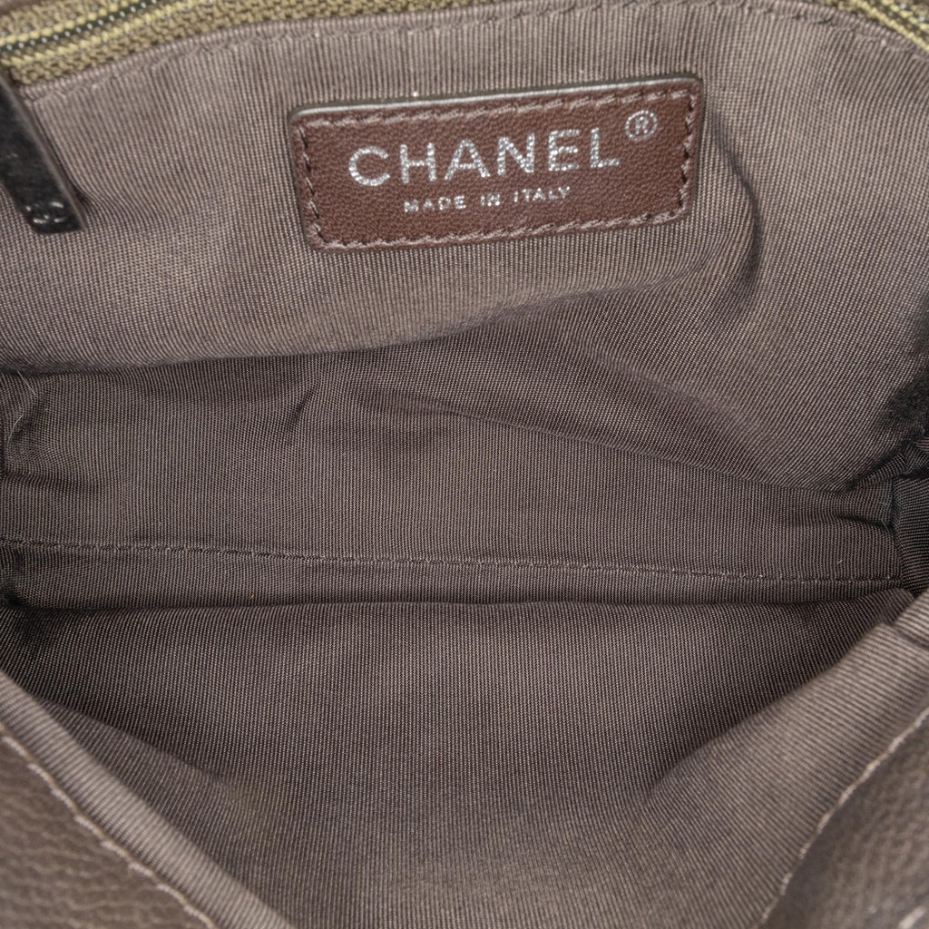 Chanel CC Quilted Caviar Crossbody