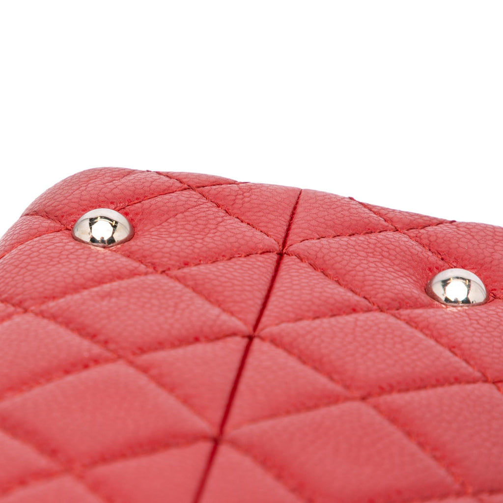 Chanel CC Quilted Caviar Frame Shopping Tote