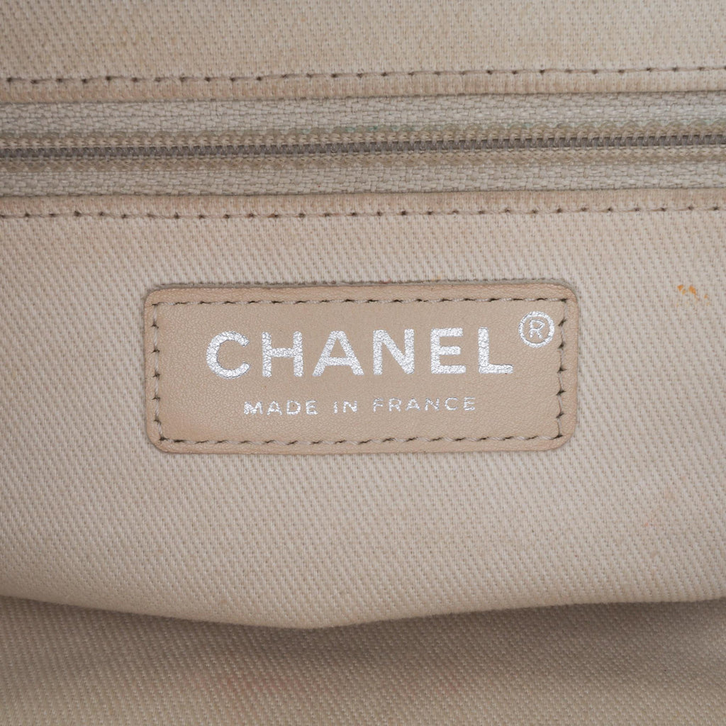 Chanel CC Quilted Caviar Frame Shopping Tote