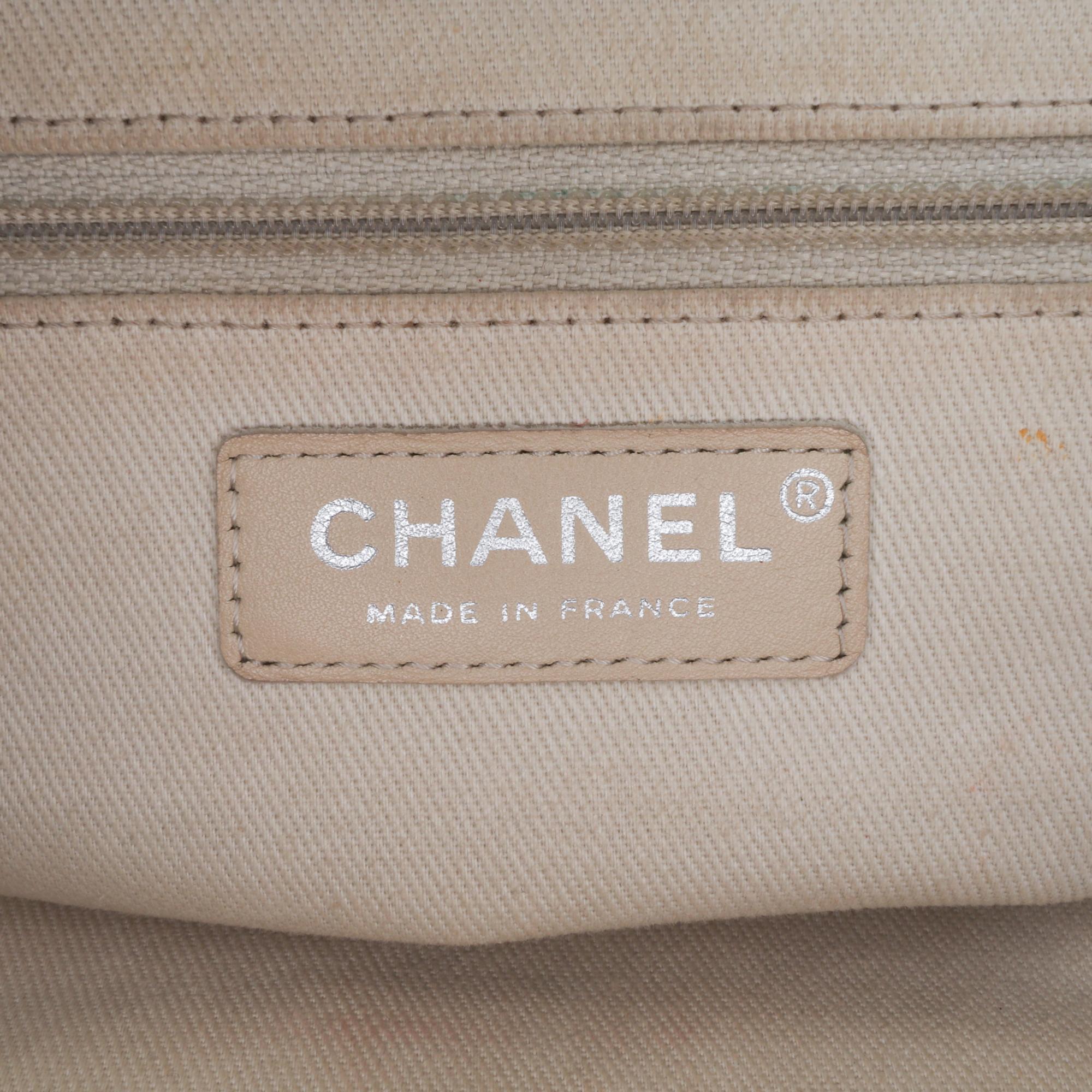 Chanel CC Quilted Caviar Frame Shopping Tote