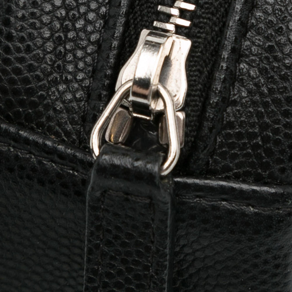 Chanel CC Quilted Caviar Round Clutch With Chain (SHG-Zm82jl)