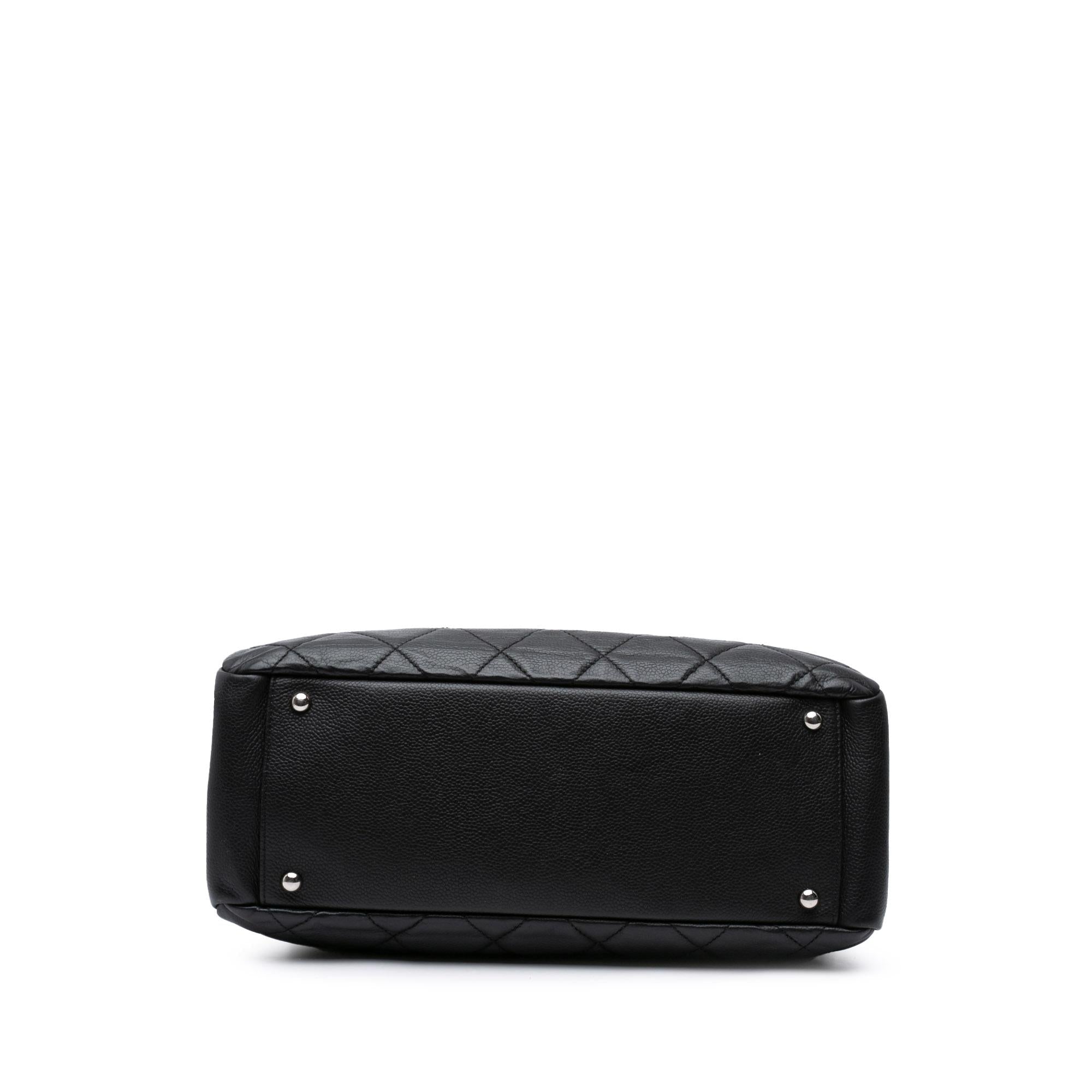 Chanel CC Quilted Caviar Soft Tote