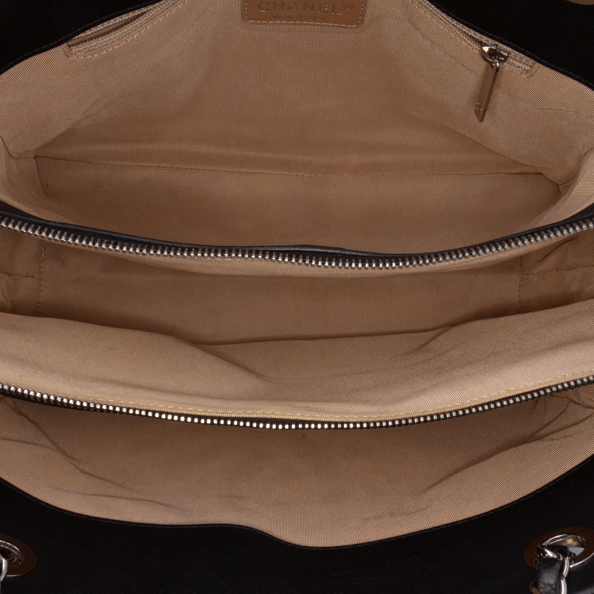 Chanel CC Quilted Caviar Soft Tote