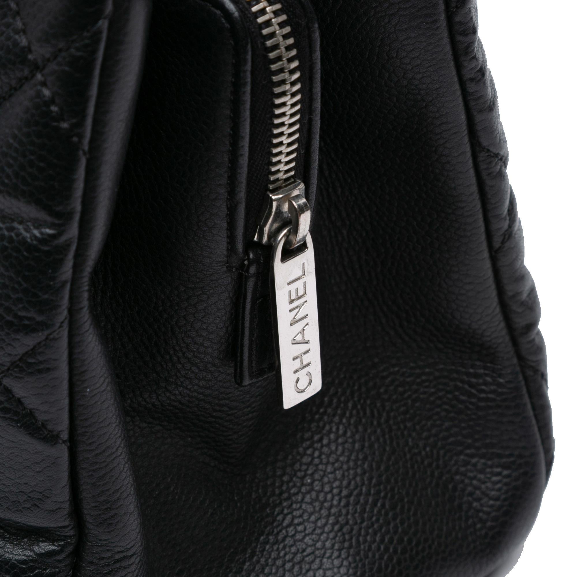 Chanel CC Quilted Caviar Soft Tote