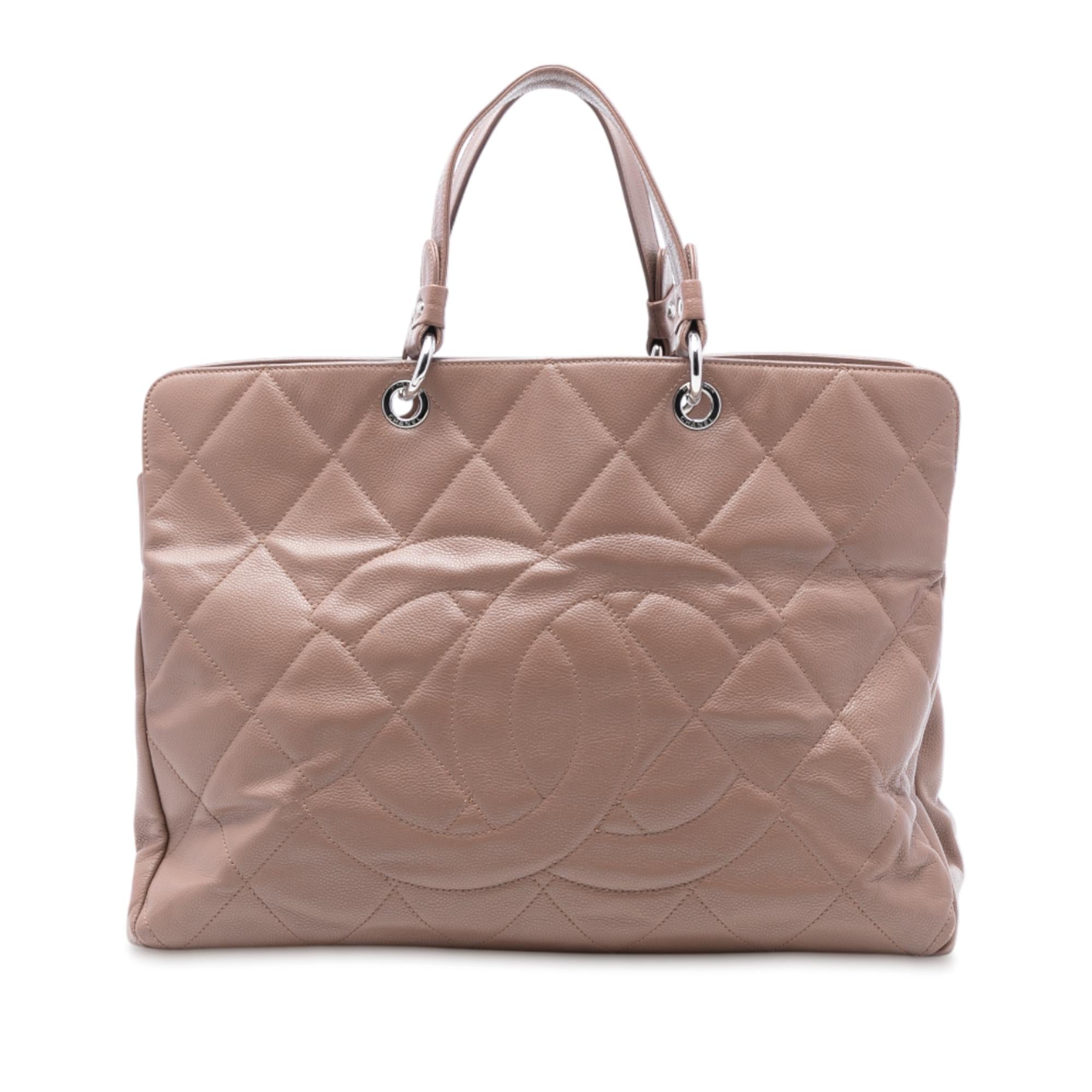 Chanel CC Quilted Caviar Timeless Tote