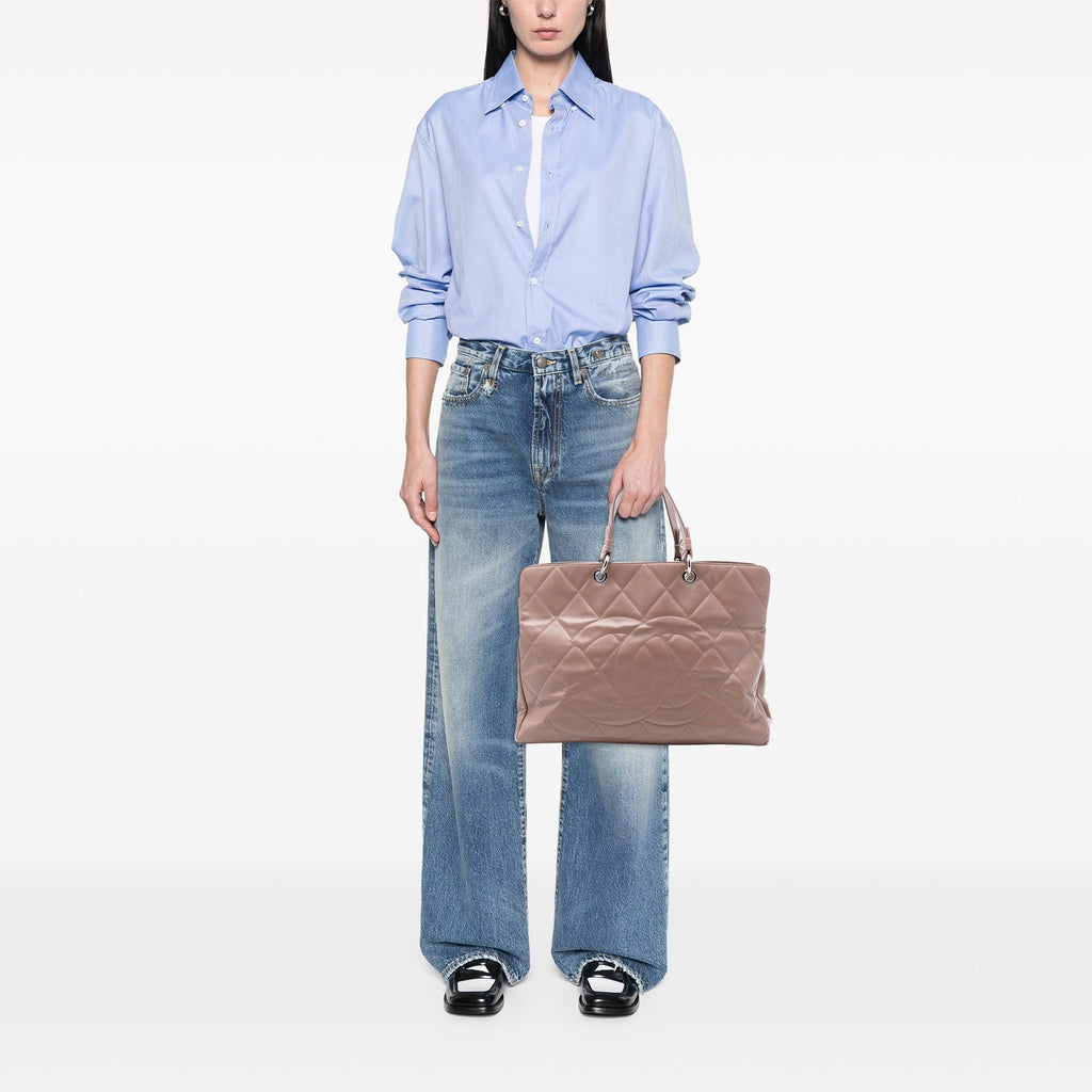 Chanel CC Quilted Caviar Timeless Tote